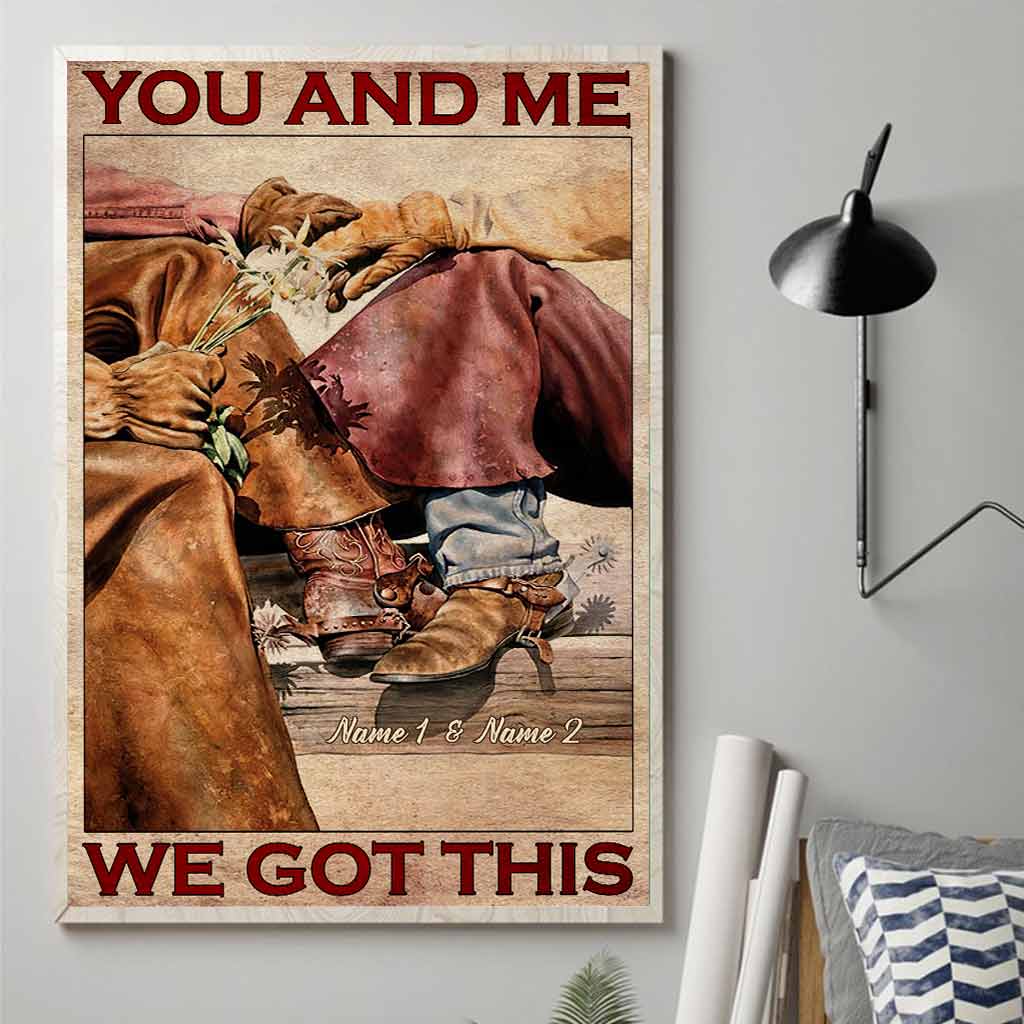 You & Me We Got This - Personalized Couple Horse Poster