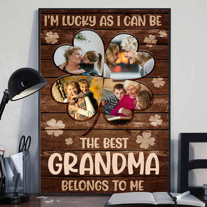 The Best Grandma Belongs To Me - Personalized Mother's Day Grandma Poster