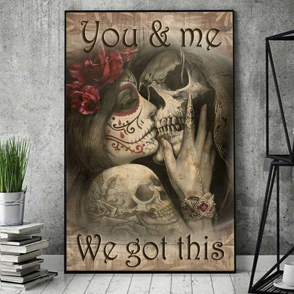 You And Me - Skull Poster 062021