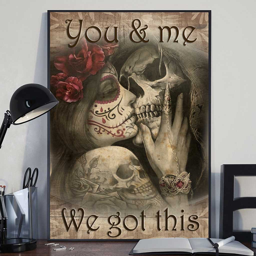 You And Me - Skull Poster 062021