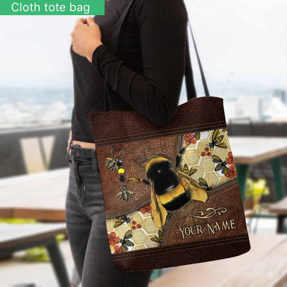 Bee Personalized  Tote Bag