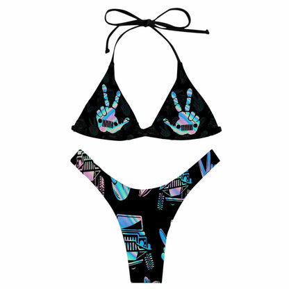 Wild Life - Car Women's Triangle Bikini Swimsuit