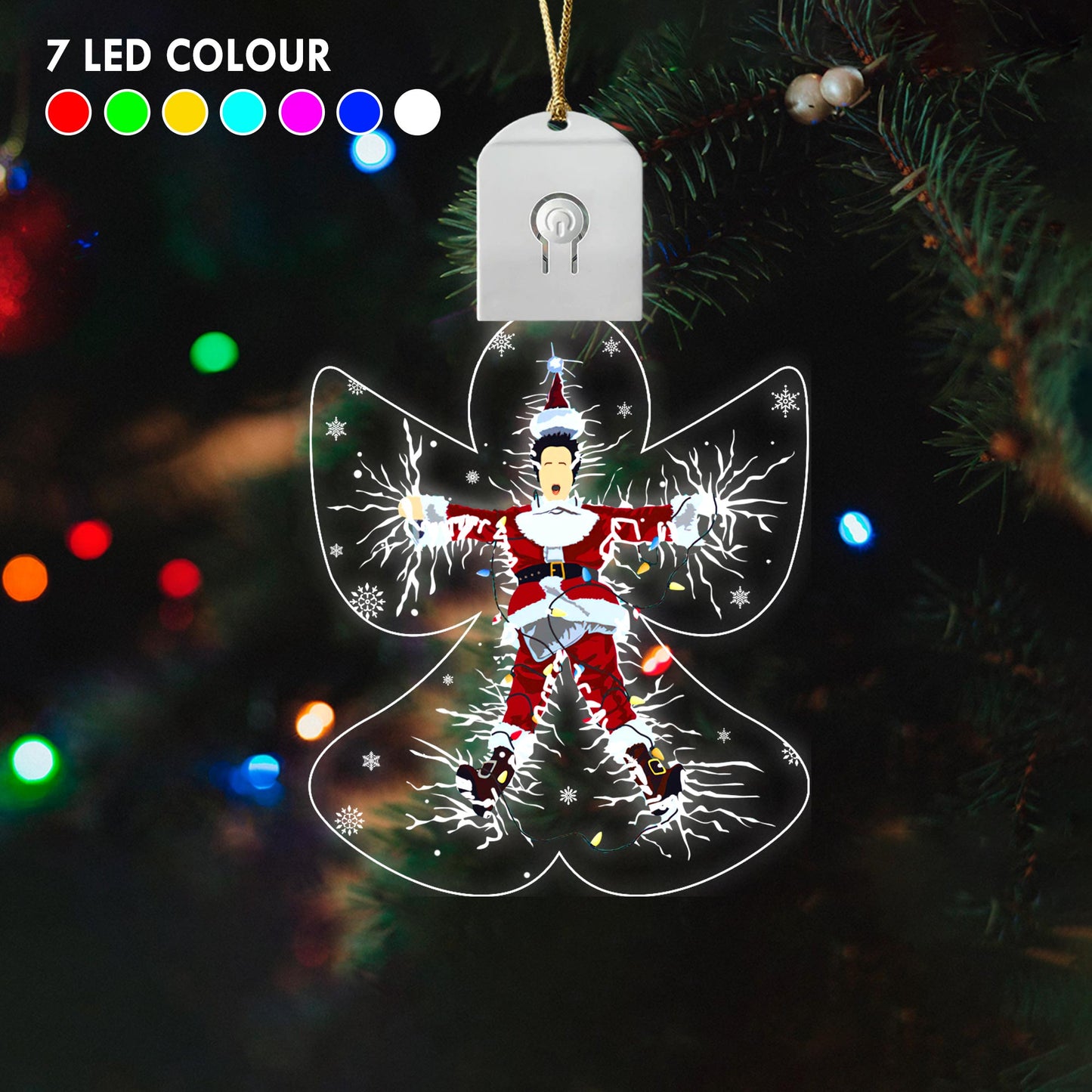 NLCV - Christmas Shaped Led Acrylic Ornament