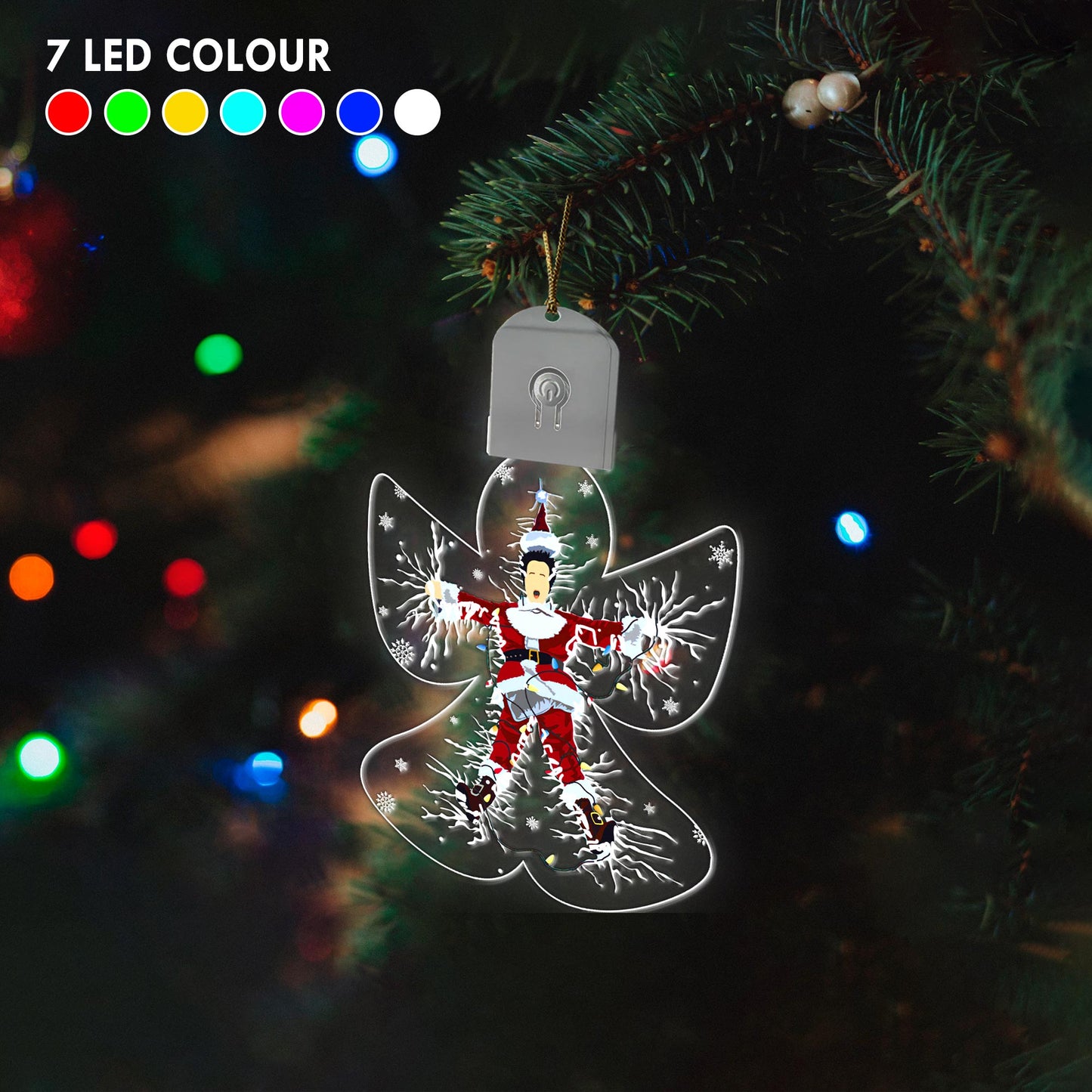 NLCV - Christmas Shaped Led Acrylic Ornament