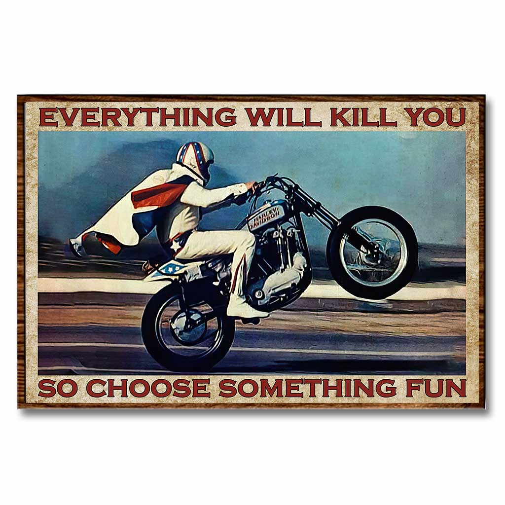 Choose Something Fun - Biker Poster 062021