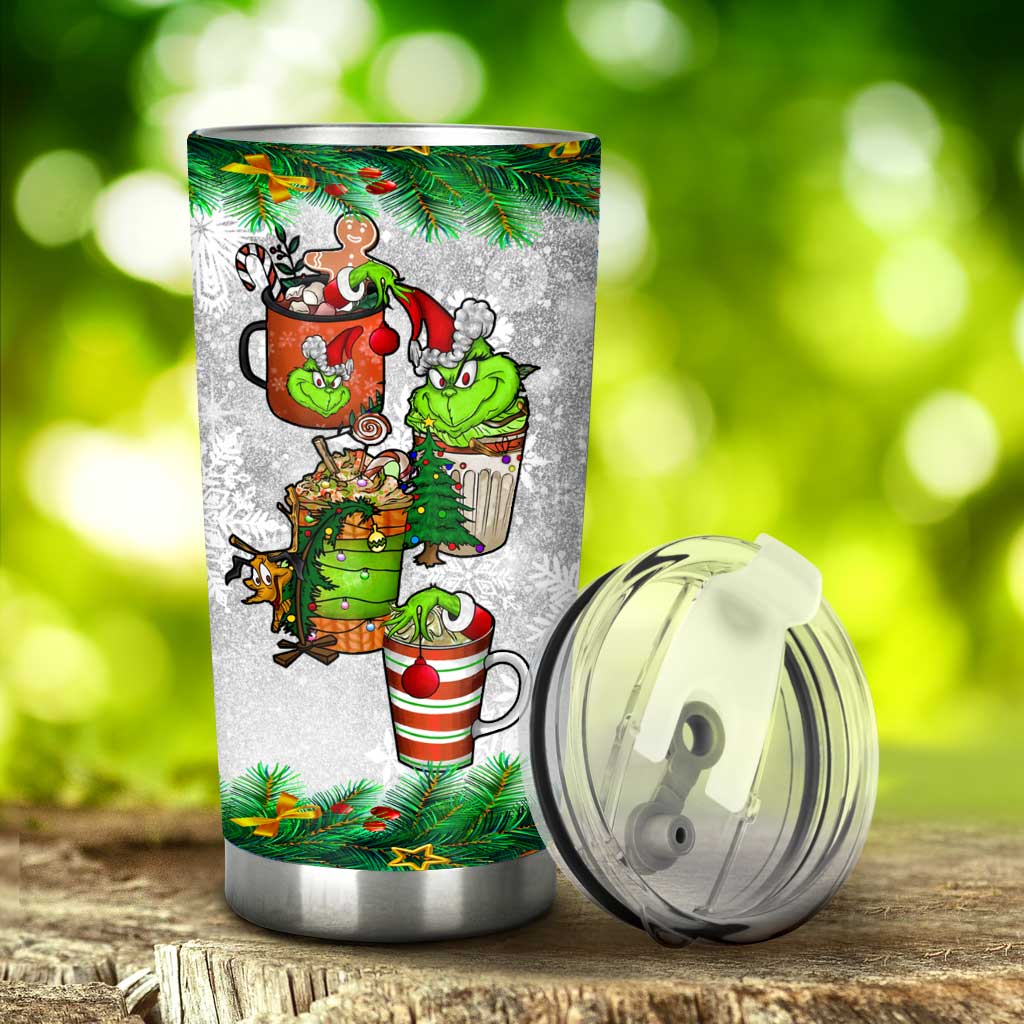 DNA Test - Personalized Christmas Stole Christmas Tumbler