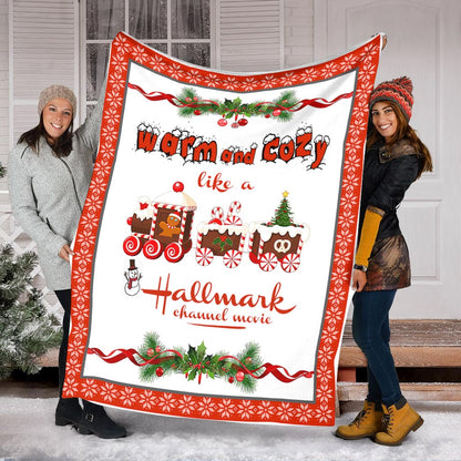 Warm And Cozy Like A Christmas Channel Movie Blanket