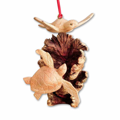 Love Turtles - Christmas Ornament (Printed On Both Sides)