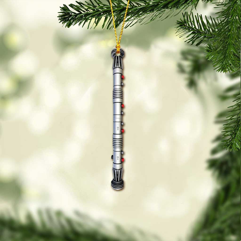 Jolly Hilt - Christmas The Force Ornament (Printed On Both Sides)