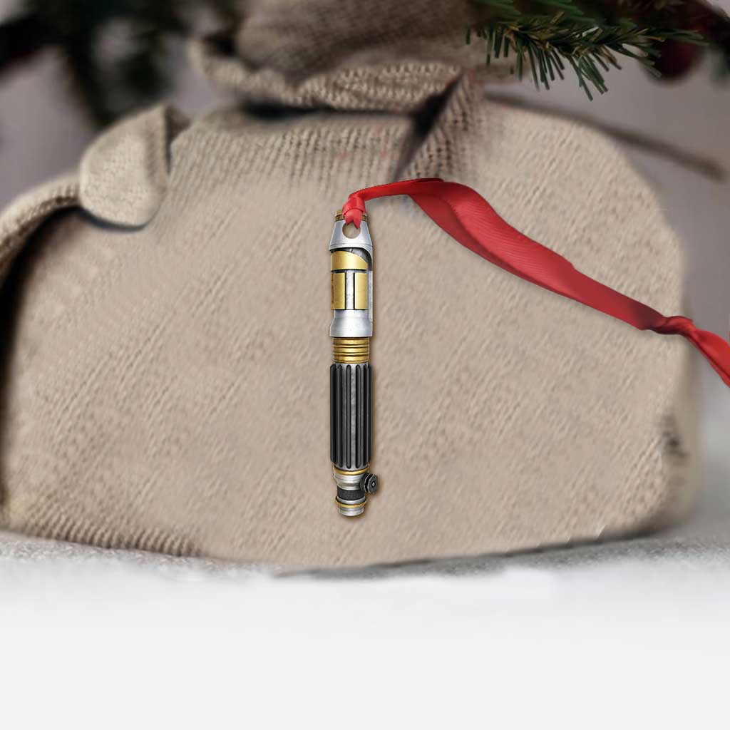 Jolly Hilt - Christmas The Force Ornament (Printed On Both Sides)