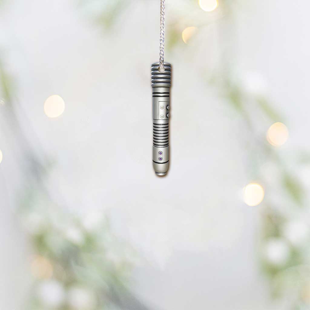 Jolly Hilt - Christmas The Force Ornament (Printed On Both Sides)