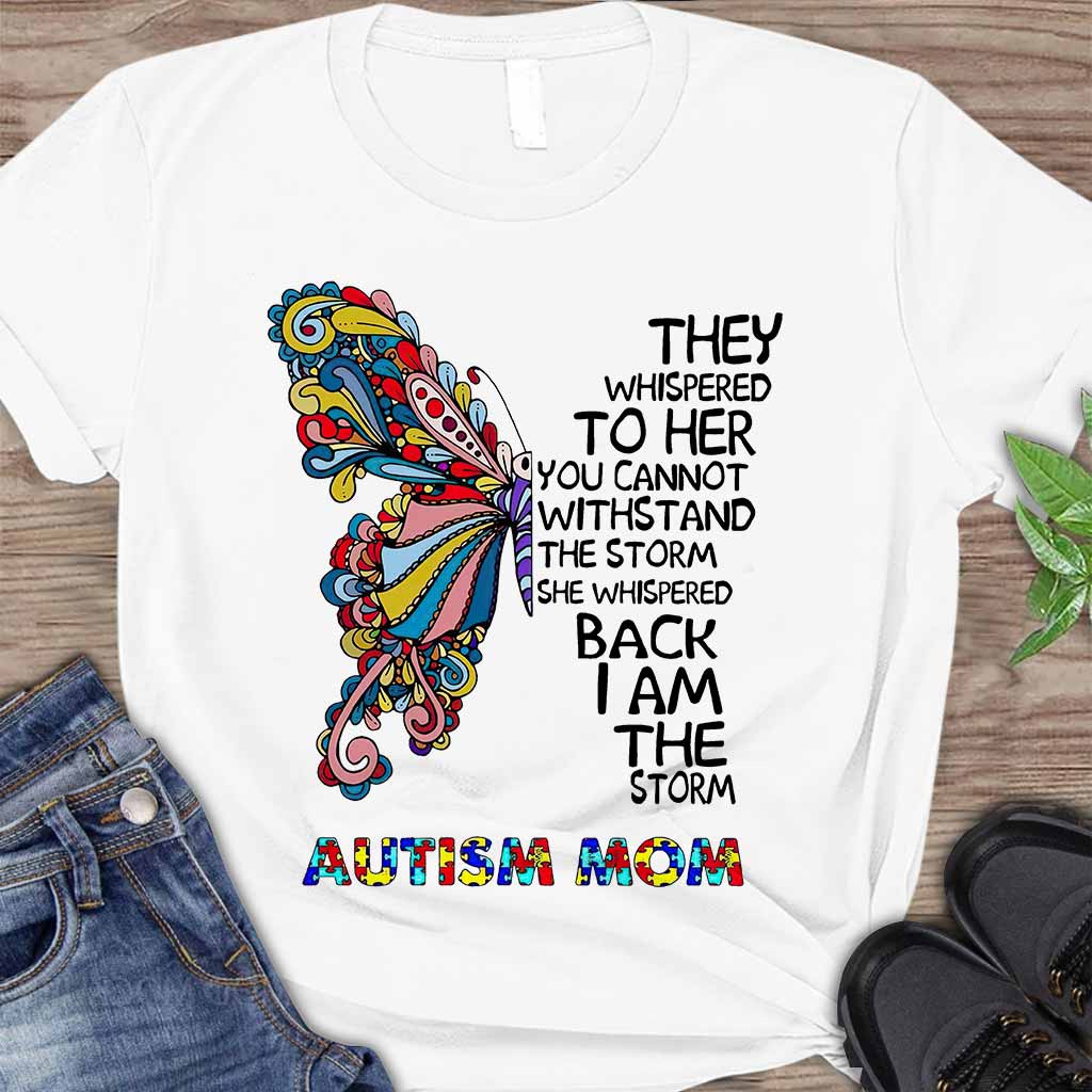 They Whispered To Her  - Autism Awareness T-shirt And Hoodie 062021