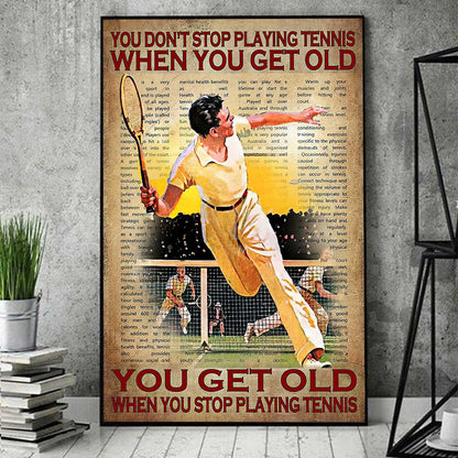 Tennis Knowledge Poster 062021