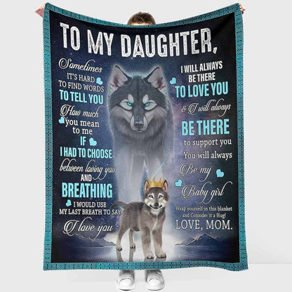 To My Daughter Blanket 062021