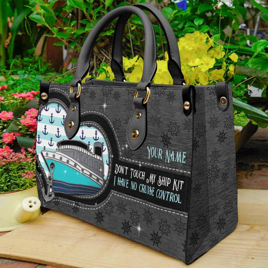 Touch My Ship Kit - Personalized Cruising Leather Handbag