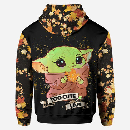 Too Cute I Am - Personalized The Force Hoodie and Leggings