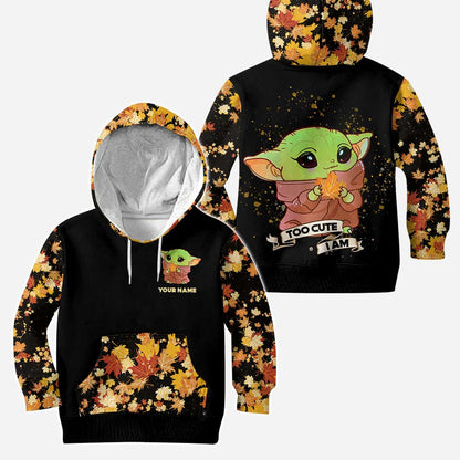 Too Cute I Am - Personalized The Force Hoodie and Leggings