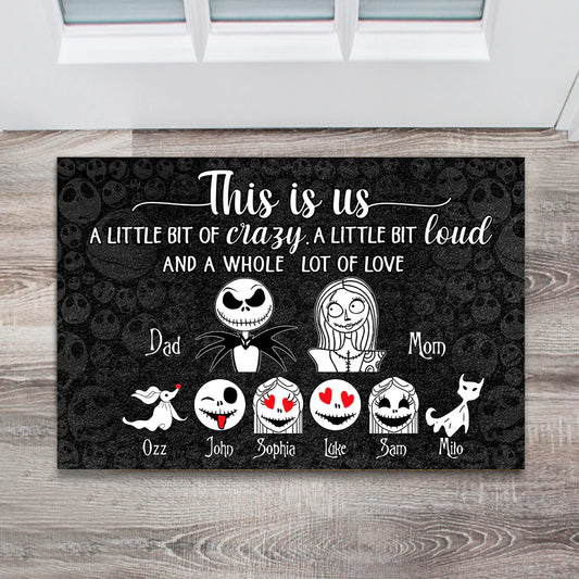 This Is Us - Personalized Nightmare Doormat