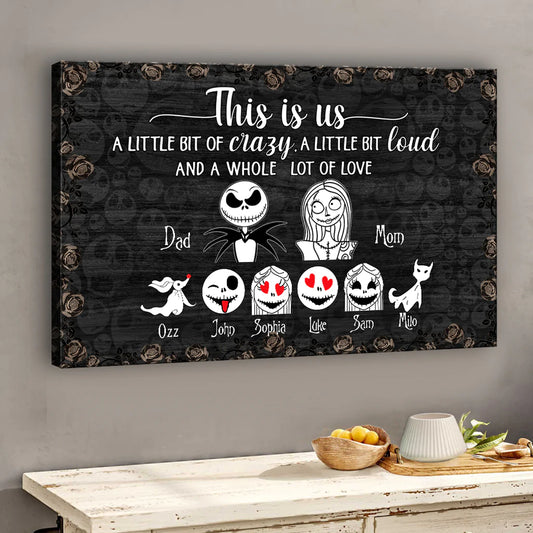 This Is Us - Personalized Nightmare Canvas And Poster