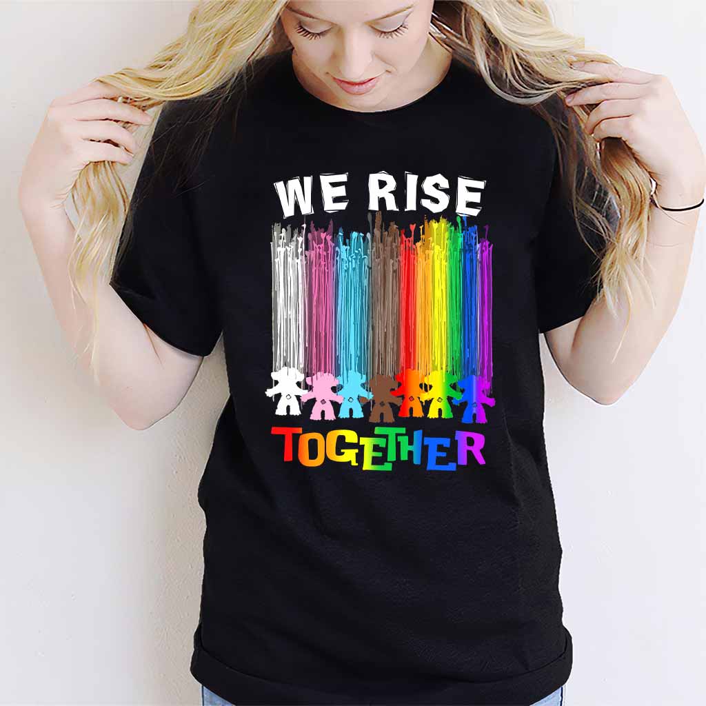 We Rise Together - LGBT Support T-shirt and Hoodie