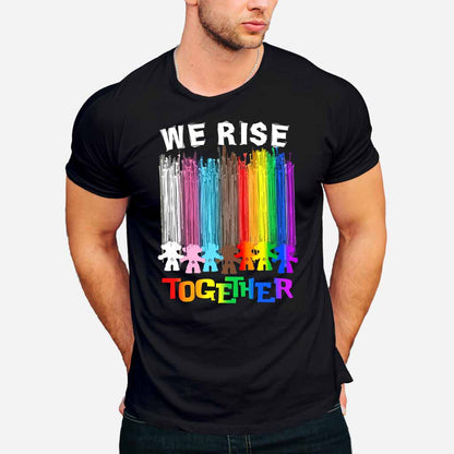 We Rise Together - LGBT Support T-shirt and Hoodie