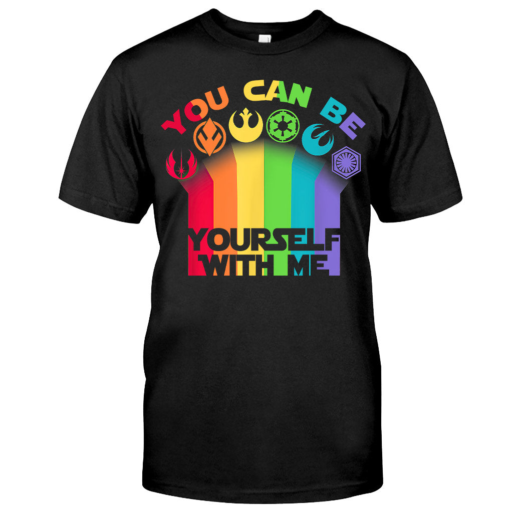 You Can Be Yourself With Me - LGBT Support T-shirt and Hoodie