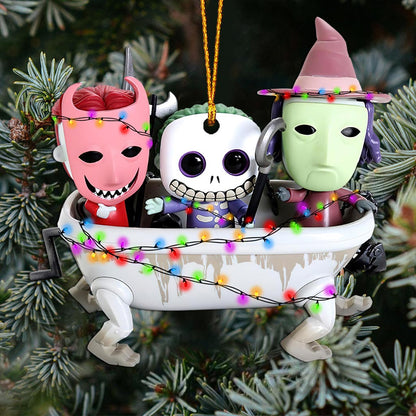 Trick Or Treaters - Christmas Nightmare Ornament (Printed On Both Sides)