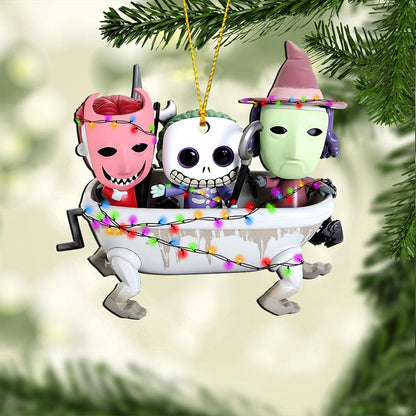 Trick Or Treaters - Christmas Nightmare Ornament (Printed On Both Sides)