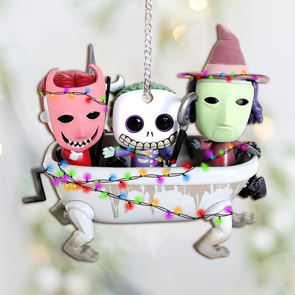 Trick Or Treaters - Christmas Nightmare Ornament (Printed On Both Sides)