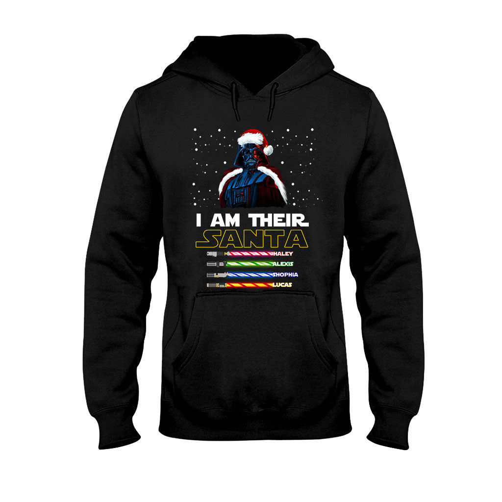 I Am Their Santa - Personalized Christmas Father T-shirt and Hoodie