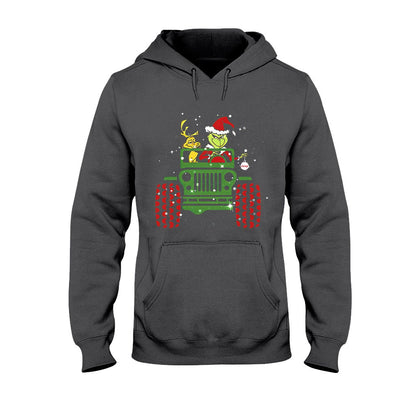 Christmas Jingle Car - T-shirt and Hoodie 1121