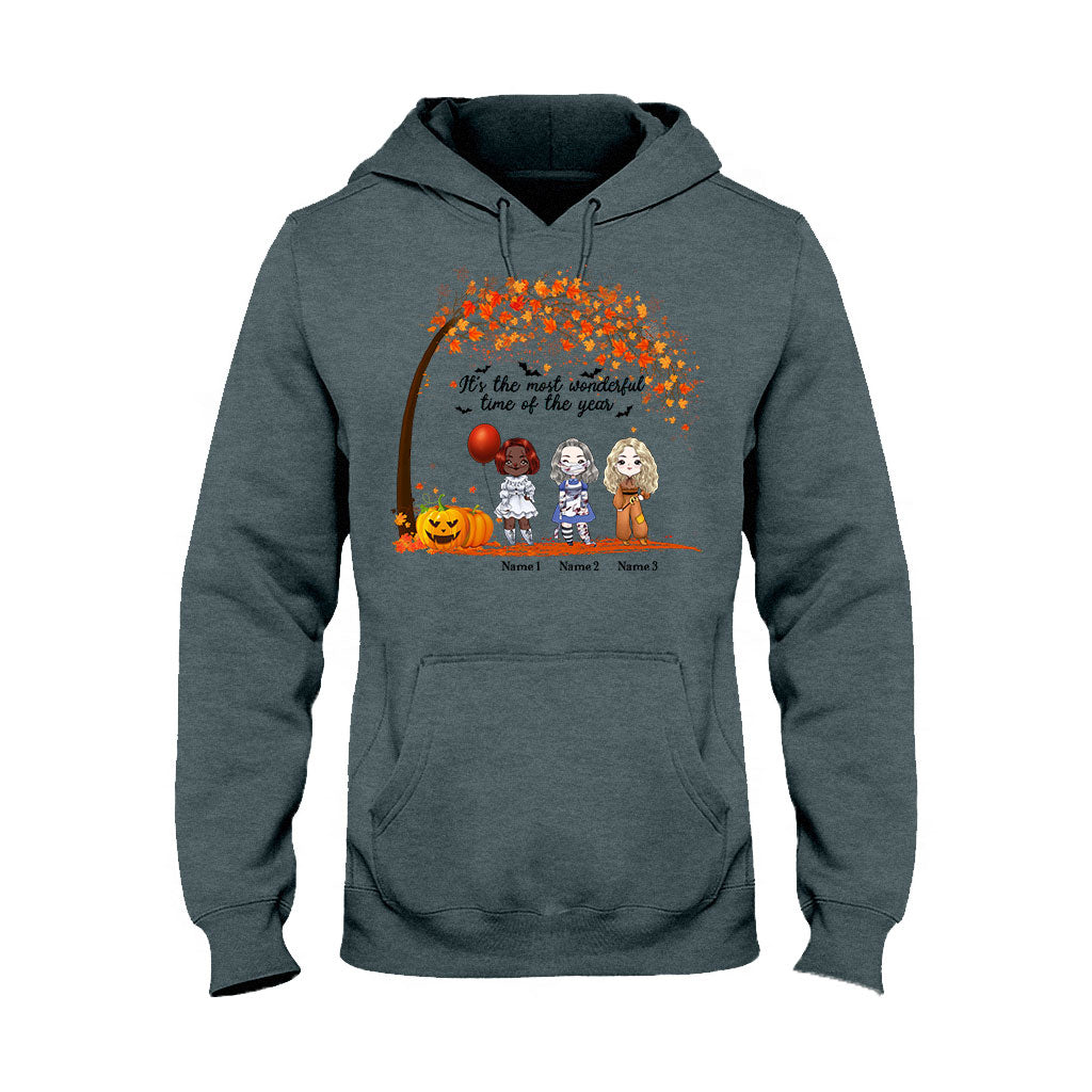 Wonderfultime - Personalized Halloween Bestie T-shirt and Hoodie