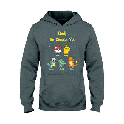 We Choose You - Personalized Monster Trainer T-shirt and Hoodie