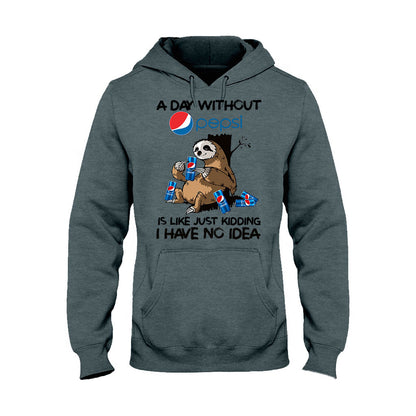 A Day Without Blue Soft Drink T-shirt and Hoodie