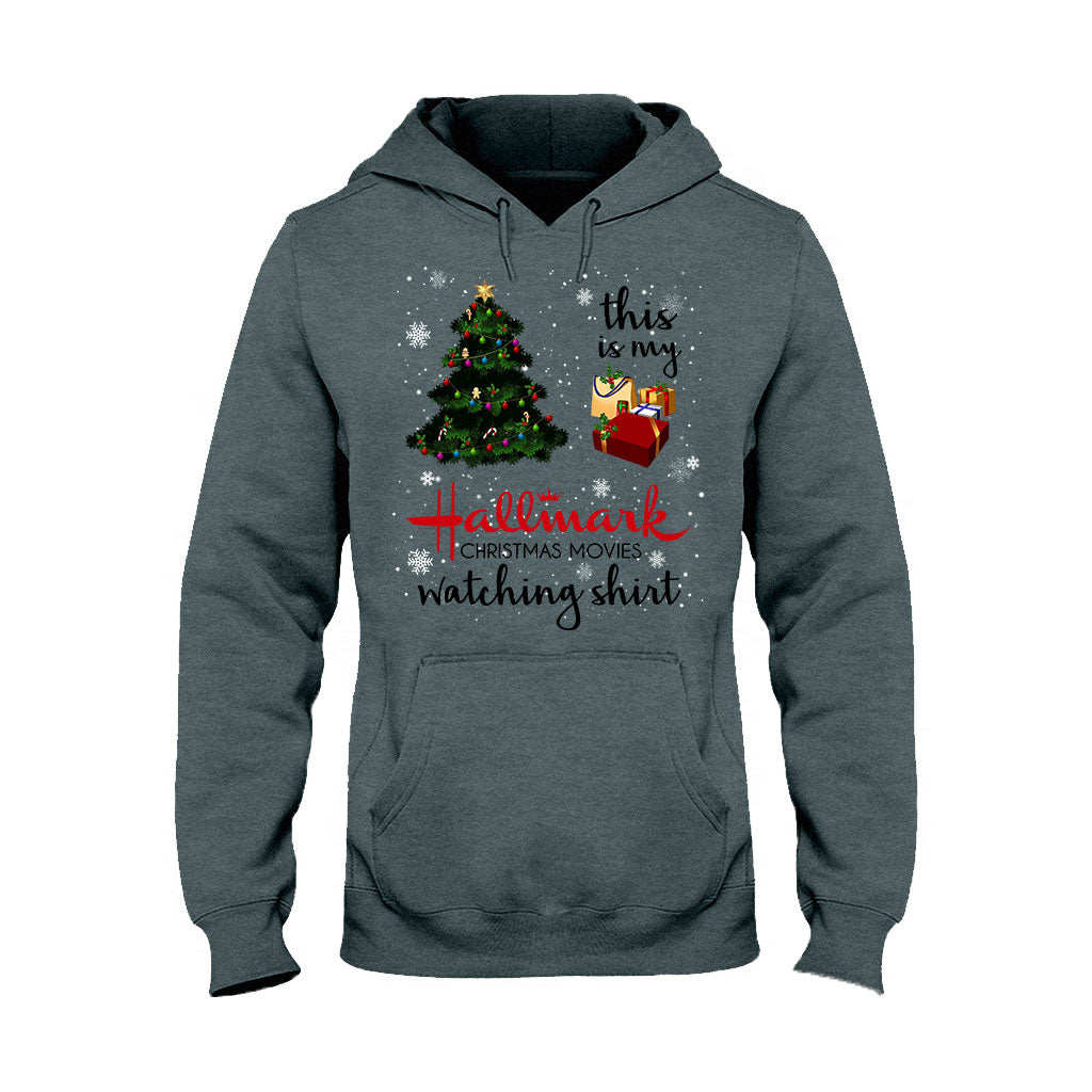 This Is My Hallmark Christmas Movies Watching  - Personalized Christmas T-shirt and Hoodie