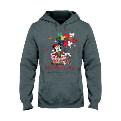 Best Grandma Ever - Personalized Christmas T-shirt and Hoodie