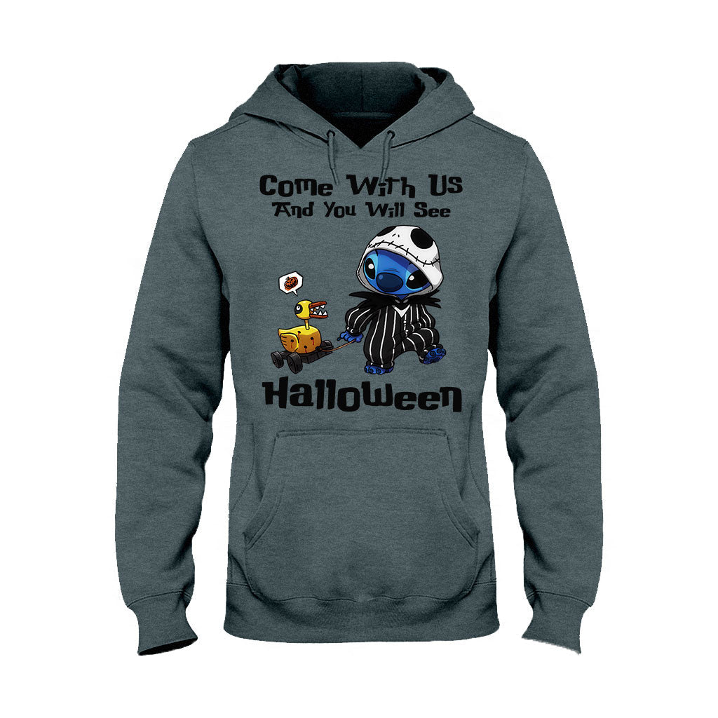 Come With Us - Halloween Ohana T-shirt and Hoodie