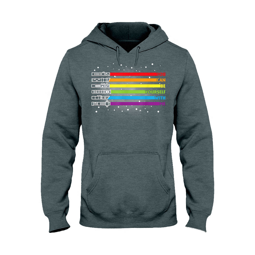 You Can Be Yourself With Me - LGBT Support T-shirt and Hoodie