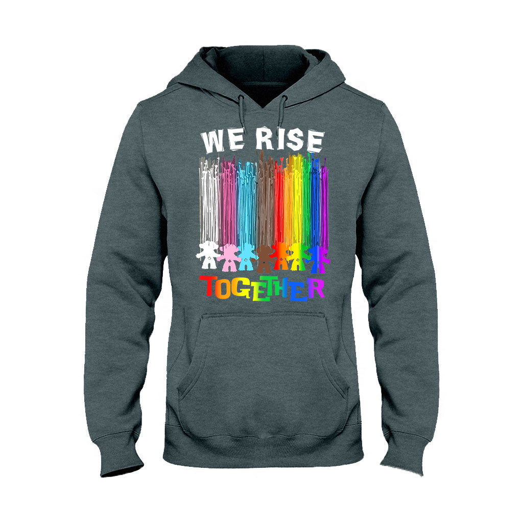 We Rise Together - LGBT Support T-shirt and Hoodie