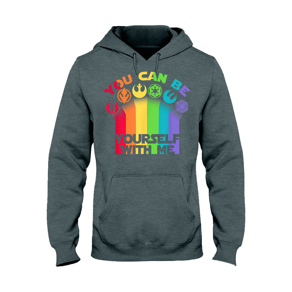 You Can Be Yourself With Me - LGBT Support T-shirt and Hoodie