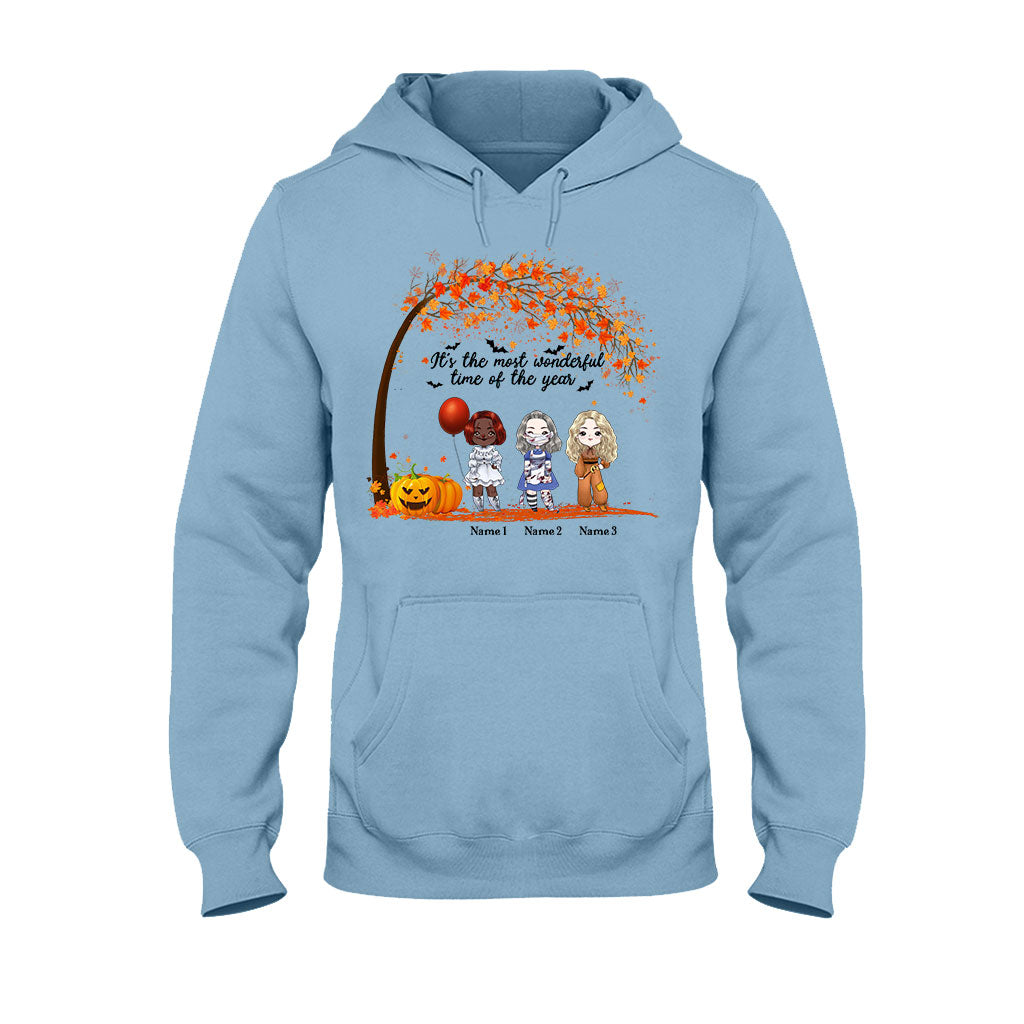 Wonderfultime - Personalized Halloween Bestie T-shirt and Hoodie