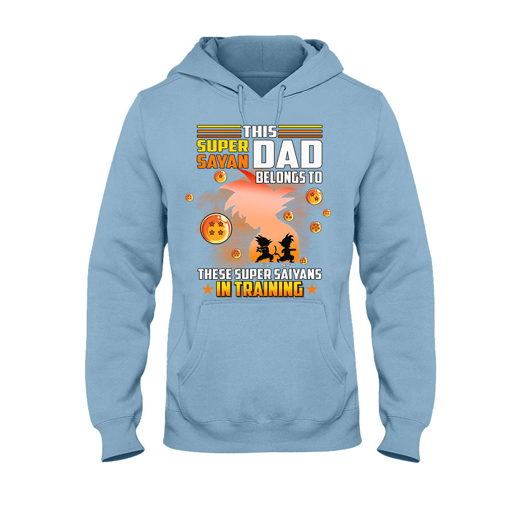 This Super Sayan Dad Belongs To Sayans In Training - Personalized Seven Balls T-shirt and Hoodie