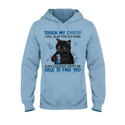 Touch My Drink - Personalized Blue Soft Drink T-shirt and Hoodie