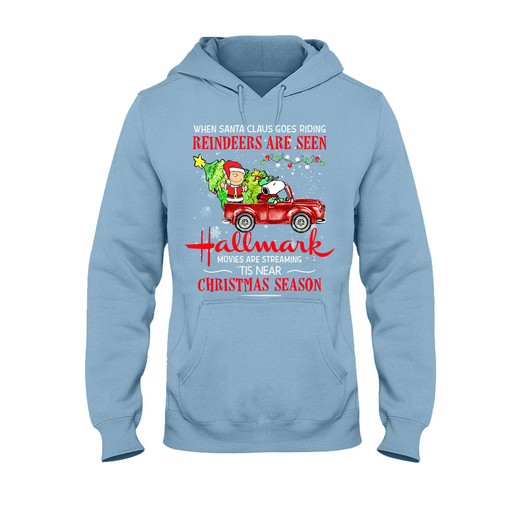 When Santa Claus Goes Riding - T-shirt and Hoodie