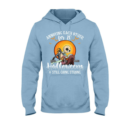 Annoying Each Other - Personalized Halloween Nightmare T-shirt and Hoodie