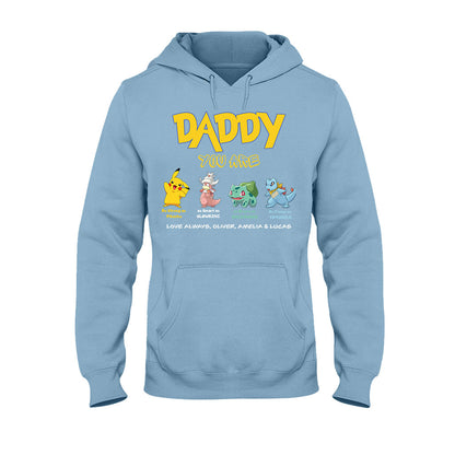 Daddy You Are - Personalized Monster Trainer T-shirt and Hoodie