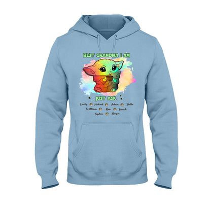 Best Grandma - Personalized The Force T-shirt and Hoodie