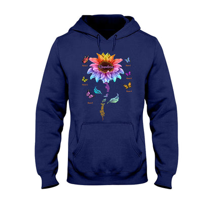 Blessed To Be Called Grandma - Personalized Mother's Day T-shirt and Hoodie