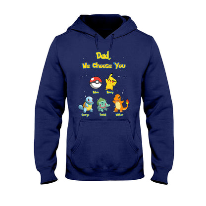 We Choose You - Personalized Monster Trainer T-shirt and Hoodie