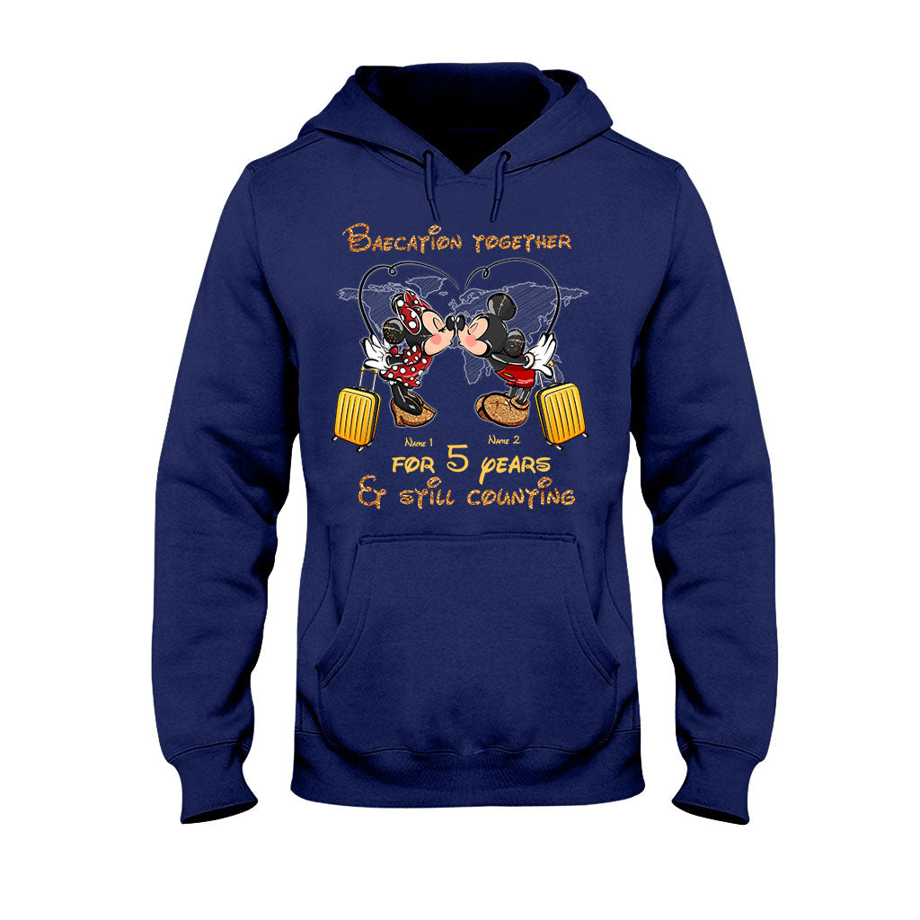 Baecation Together - Personalized Couple Travelling T-shirt and Hoodie